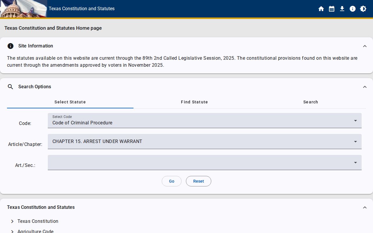 Texas magistration law for a Gray County arrest lookup
