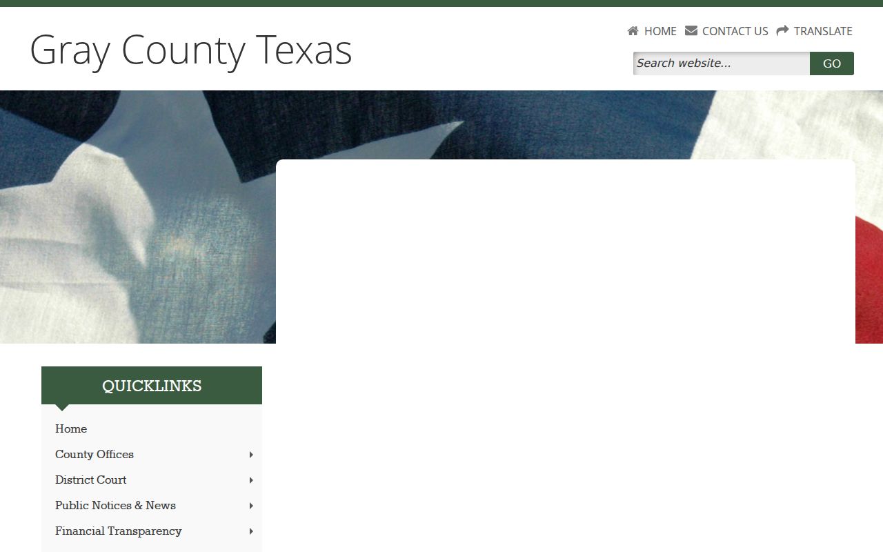 Gray County criminal court case district court directory