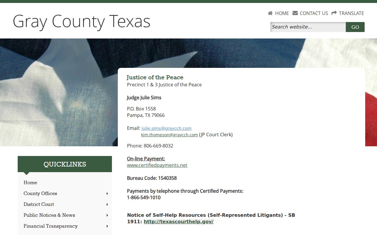 Justice court source for McLean criminal records